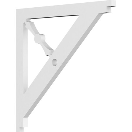 Artisan Architectural Grade PVC Bracket, 5/8W X 12D X 12H